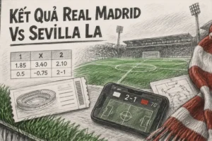 Real Madrid mở tỷ số ở phút 30 nhờ cú sút cuộn của Arda Güler - kết quả Real Madrid vs Sevilla La Liga