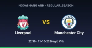 Liverpool FC vs Manchester City FC